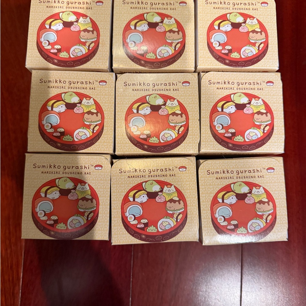 Sumikko Gurashi Sushi Series Set 9 boxes total for $39.00 unopened brand new